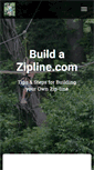 Mobile Screenshot of buildazipline.com